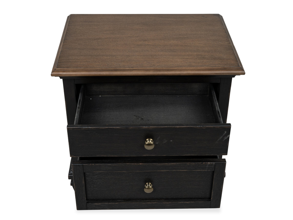 Magnussen Home Surrey Brown Drawer Nightstand