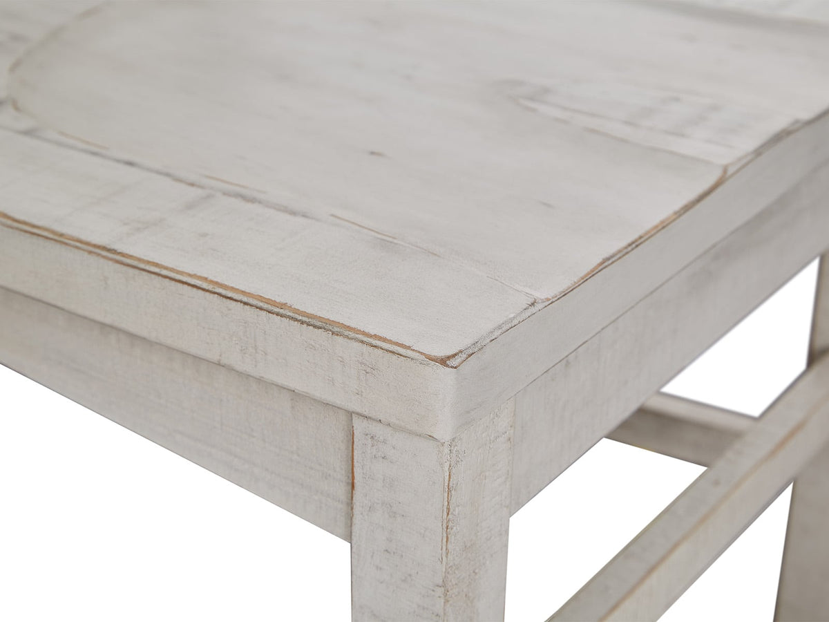Magnussen Home Bronwyn Alabaster Extendable Rectangular Dining Table With 2 Benches And 2 Side Chairs