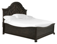 Magnussen Home Bellamy Peppercorn Queen Panel Shaped Headboard