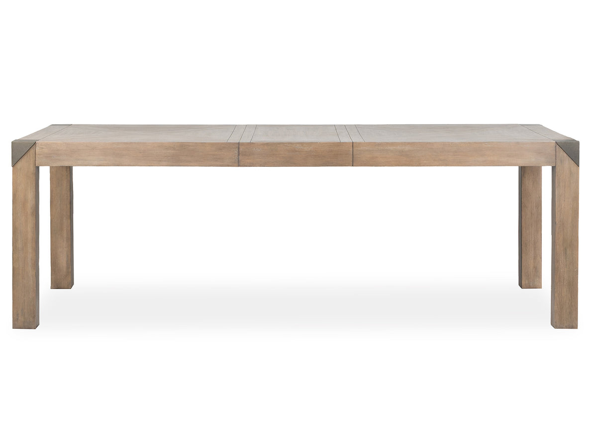 Magnussen Home Ainsley Cerused Khaki Extendable Rectangular Dining Table