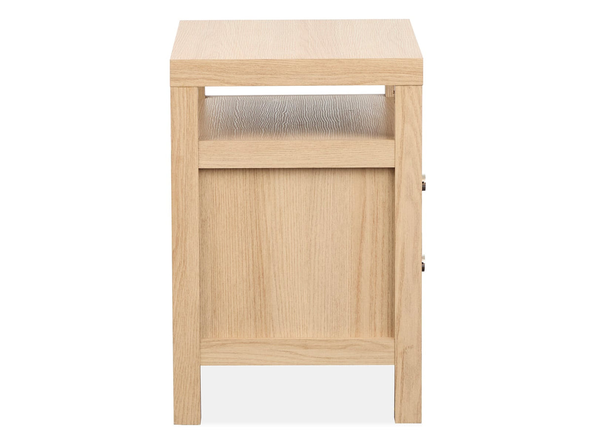 Magnussen Home Merrifield Sandstone Beige King Panel Bed With Nightstand