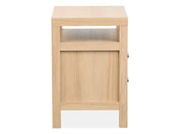 Magnussen Home Merrifield Sandstone Beige King Panel Bed With Nightstand