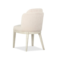 Magnussen Home Lorelei Misty Cloud Extendable 54" Round Dining Table With 2 Side Chairs And 2 Host Chairs