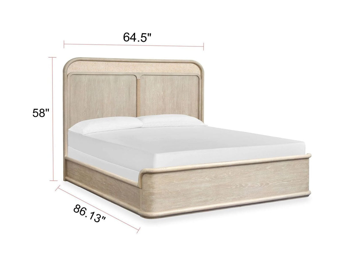 Salt Life Home Sunset Cove Sanibel Brown Queen Panel Bed