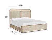 Salt Life Home Sunset Cove Sanibel Brown Queen Panel Bed