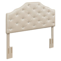Dawson Queen Headboard Silver PU
