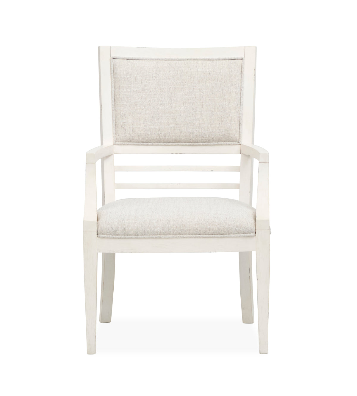 Salt Life Home Echo Isles Sea Pearl And Driftwood Extendable Rectangular Dining Table With 6 Arm Chairs