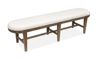 Magnussen Home Westbourne Dark Umber Extendable Trestle Dining Table With 2 Side Chairs And Bench