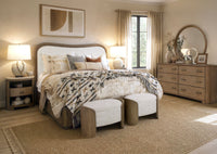 Pulaski Leeza Brown Round Mirror
