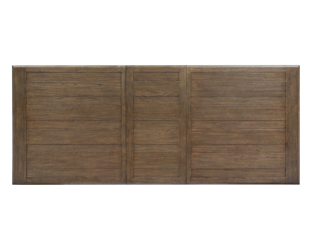 Magnussen Home Roxbury Manor Homestead Brown Extendable Rectangular Dining Table With 6 Arm Chairs