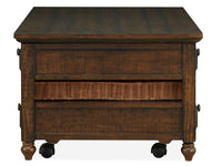 Magnussen Home Cottage Lane Coffee Rectangular Lift Top Cocktail Table With 2 End Table