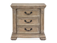 Magnussen Home Marisol Fawn King Panel Bed With Nightstand