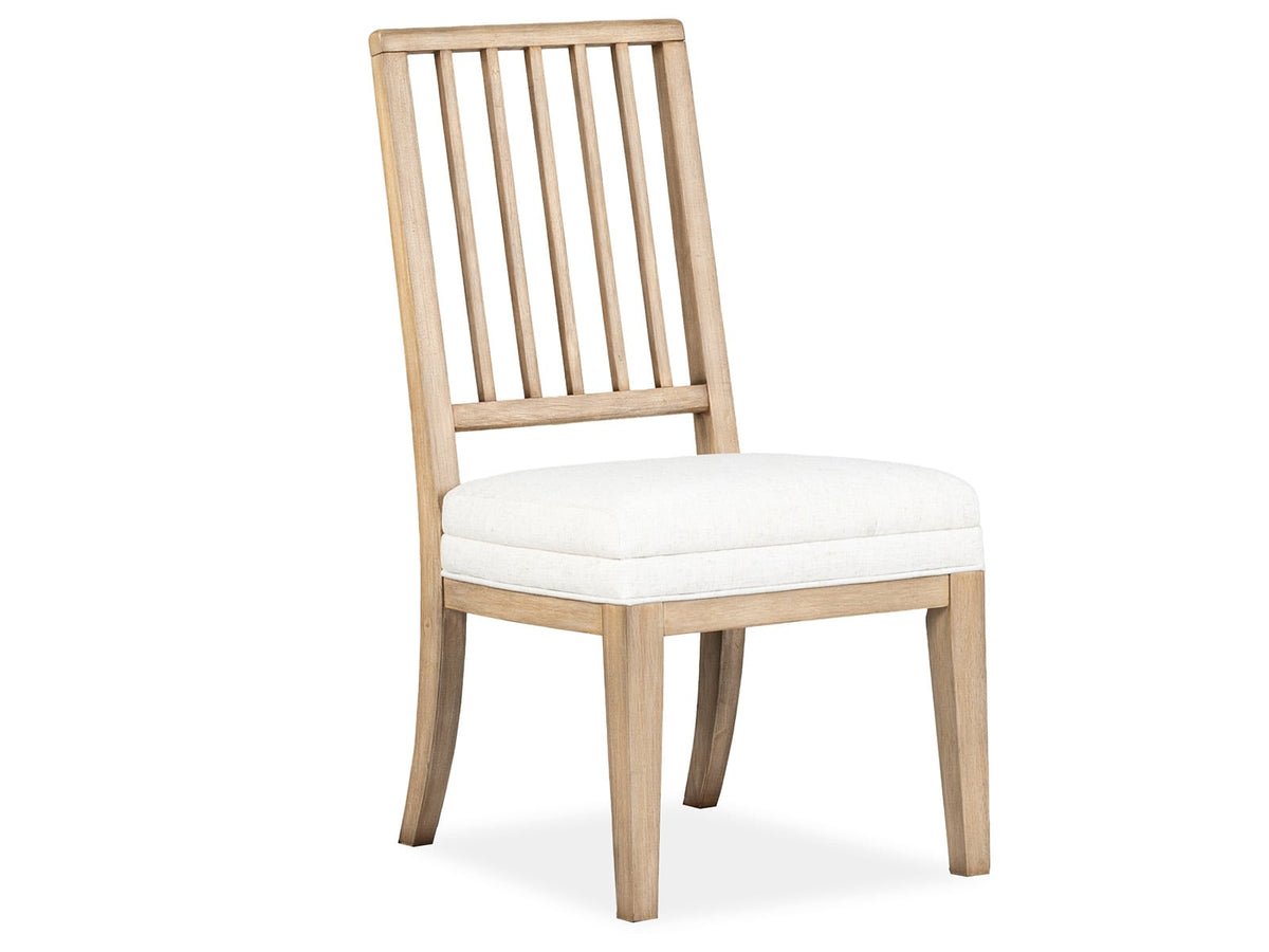 Magnussen Home Coventry Honey Maple Extendable 48" Round Dining Table With 4 Side Chairs And Buffet