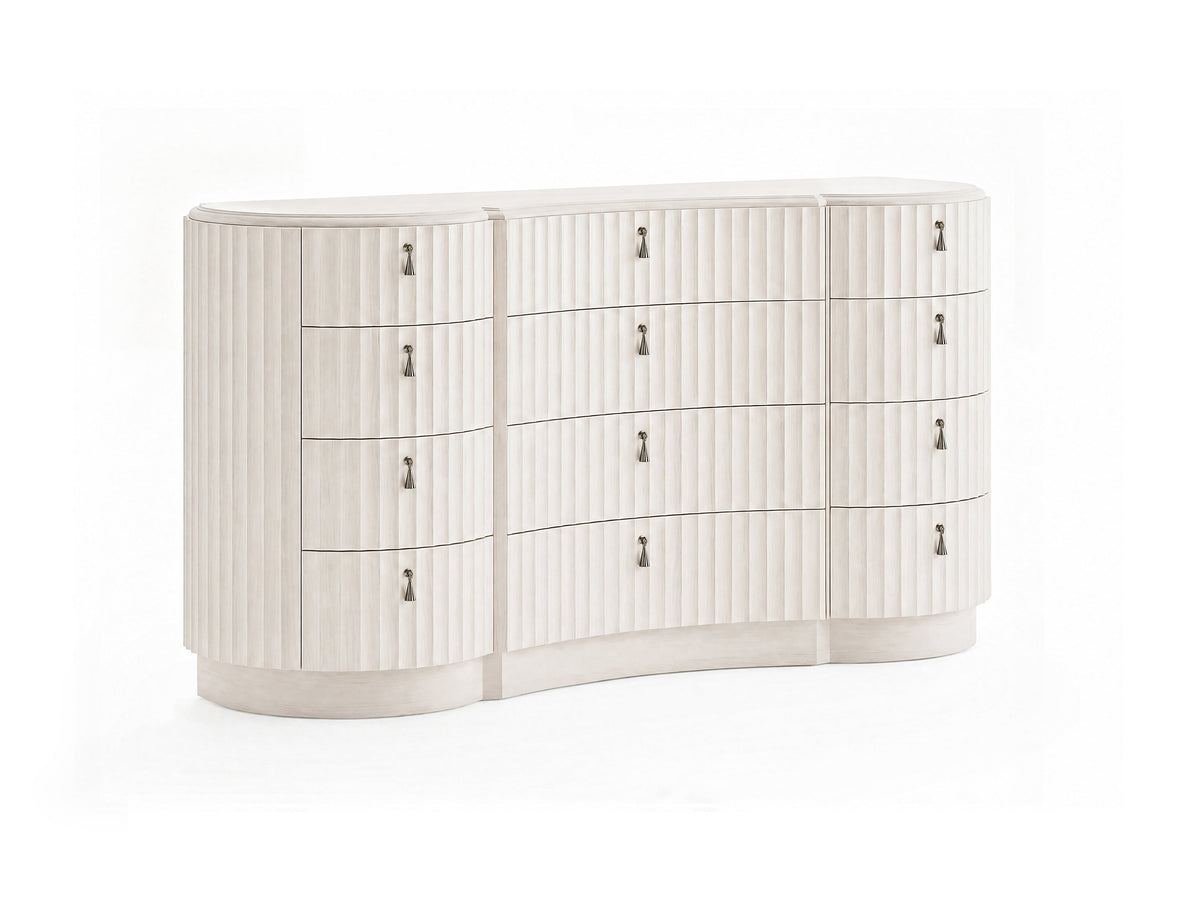 Pulaski Vivienne Whisper White Drawer Dresser