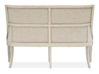 Magnussen Home Newport Alabaster Extendable Rectangular Dining Table With 4 Arm Chairs Upholstered Bench And Buffet