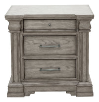 Pulaski Madison Ridge Heritage Taupe King Storage Bed With Nightstand