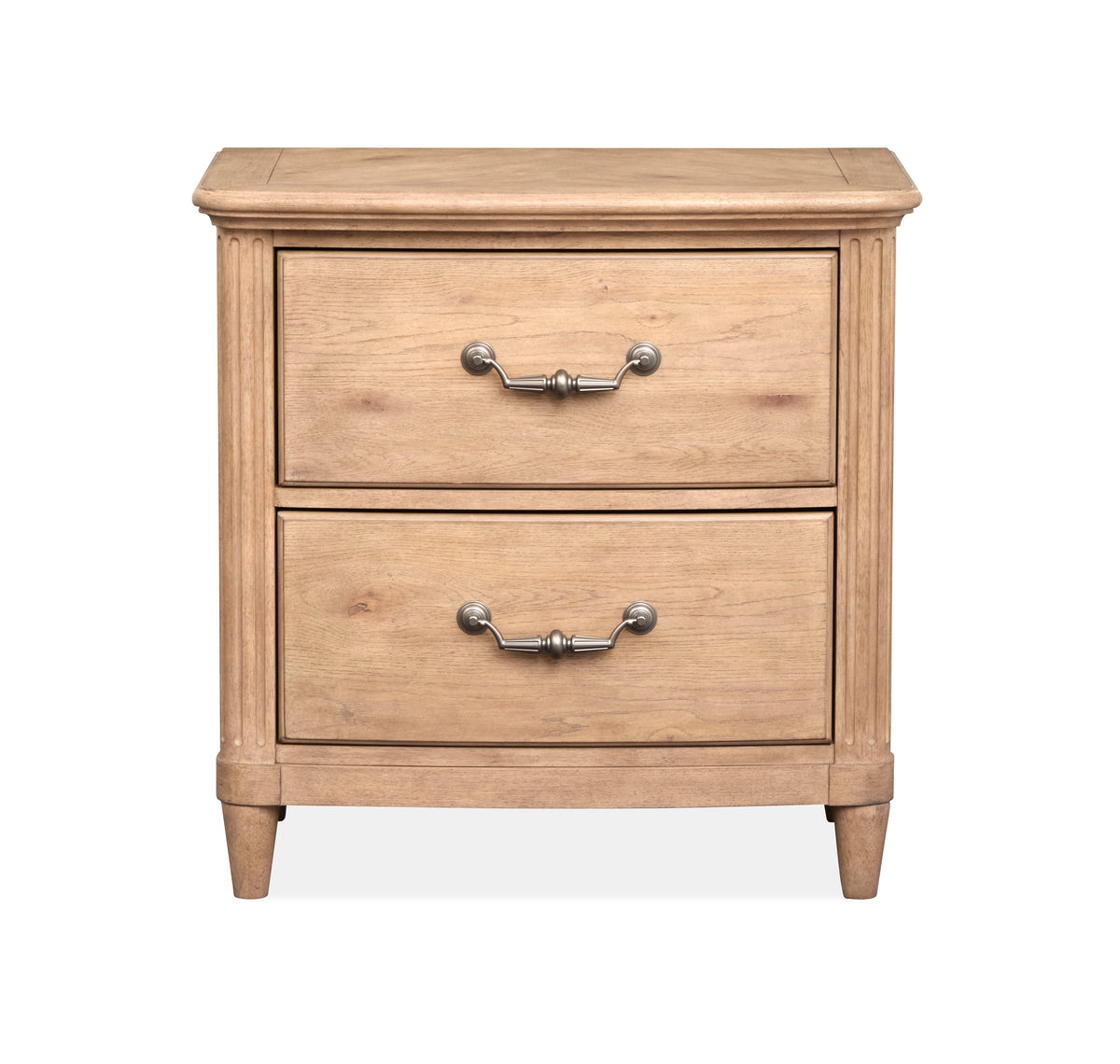 Magnussen Home Harmony Heights Belgium Wheat Queen Panel Bed With Nightstand