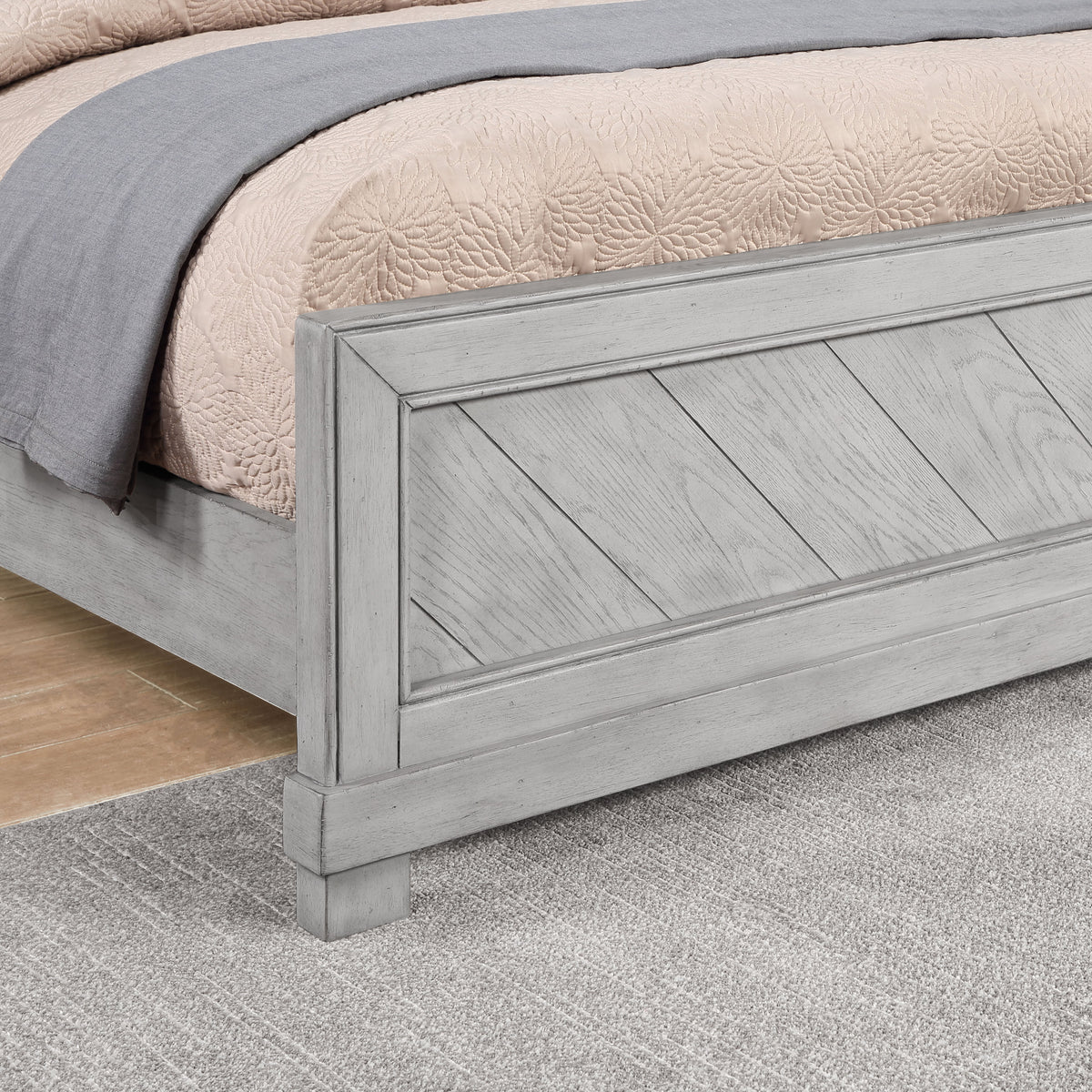 Montana King Bed, Gray