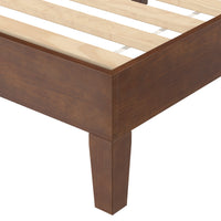 Nix Solid Wood Full Platform bed, Natural