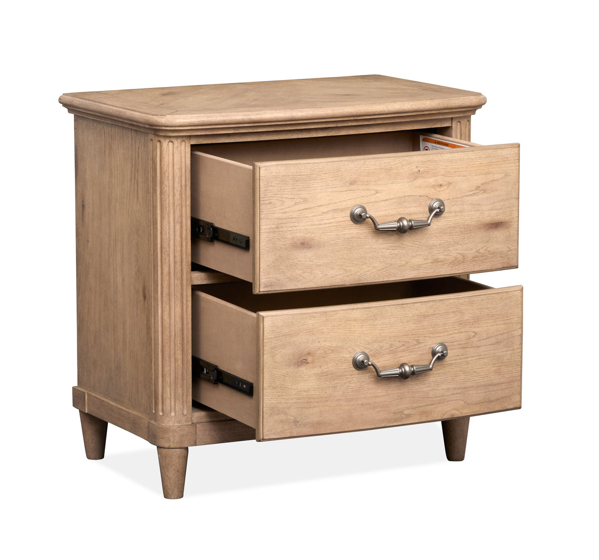 Magnussen Home Harmony Heights Belgium Wheat Queen Panel Bed With Nightstand