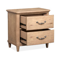 Magnussen Home Harmony Heights Belgium Wheat Queen Panel Bed With Nightstand