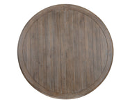 Magnussen Home Lancaster Dovetail Grey Extendable Round Dining Table With 4 Side Chairs
