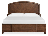 Salt Life Home Sugar Mill Spiced Rum Queen Panel Bed With Bachelor Chest