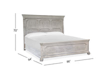 Magnussen Home Bronwyn Alabaster California King Panel Bed