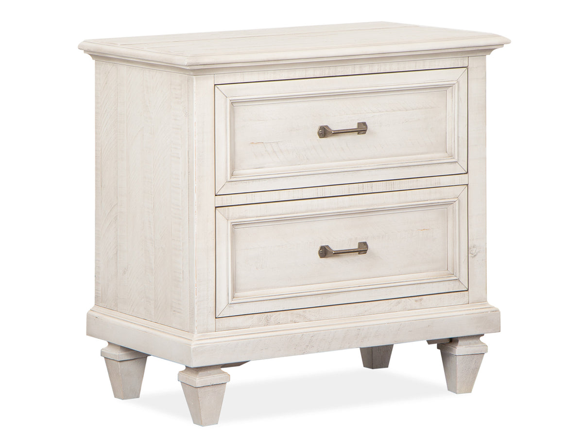 Magnussen Home Newport Alabaster Drawer Nightstand