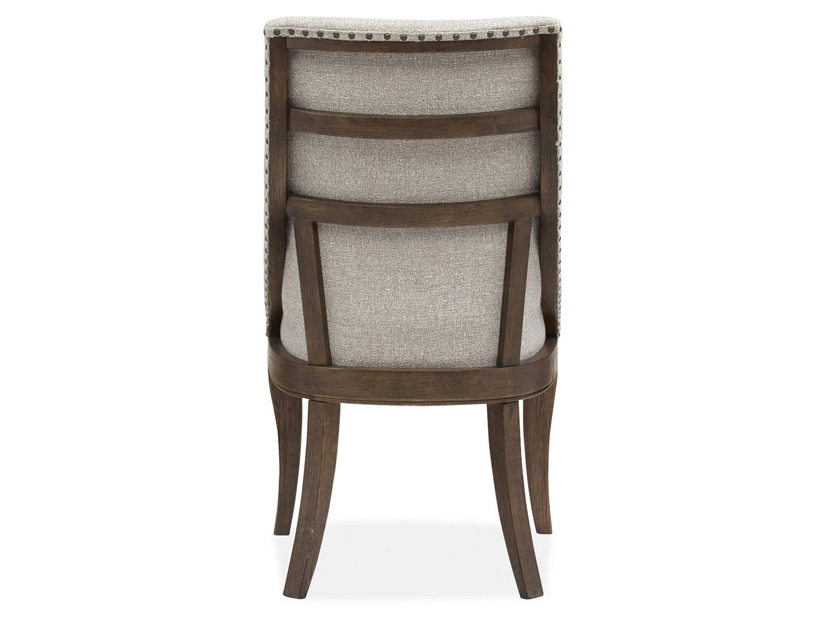 Magnussen Home Roxbury Manor Homestead Brown Extendable Rectangular Dining Table With 6 Arm Chairs