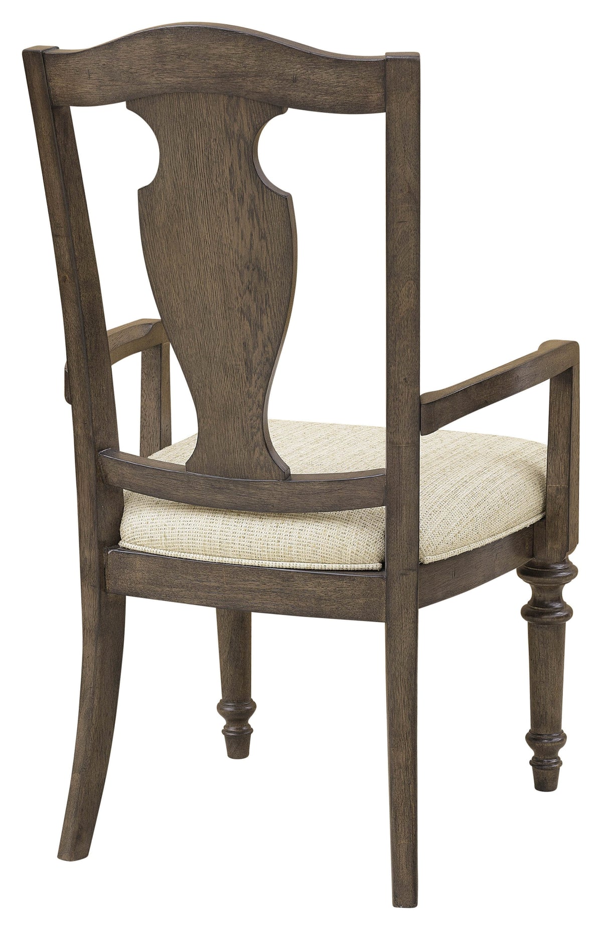 Pulaski Saddle Creek Timber Brown Extendable Leg Dining Table With 6 Wood Back Arm Chairs
