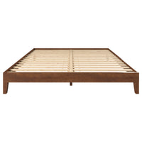 Nix Solid Wood King Platform Bed, Natural