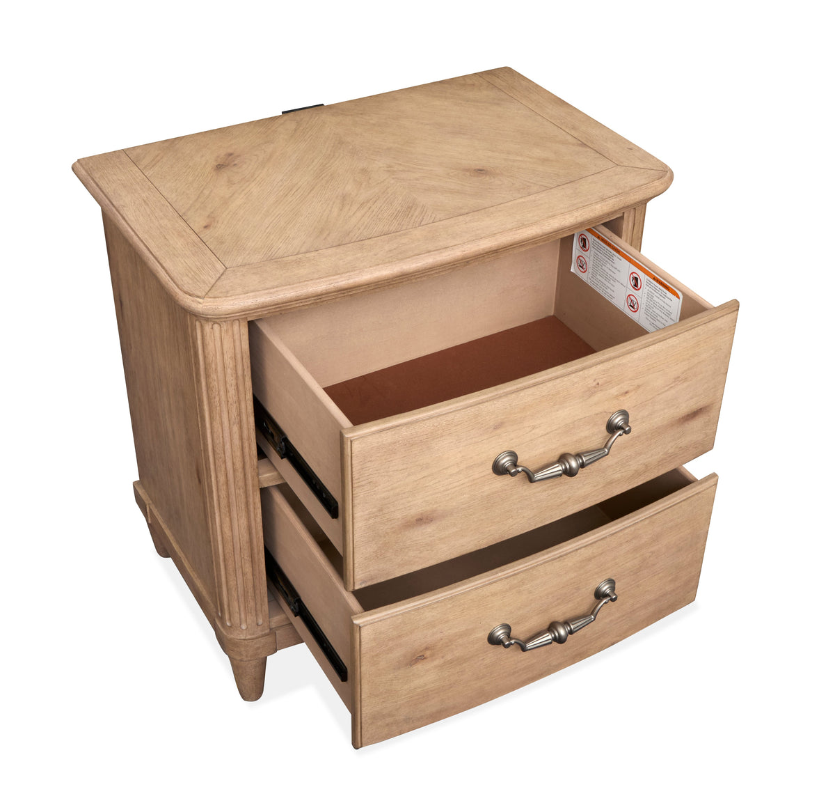 Magnussen Home Harmony Heights Belgium Wheat Queen Panel Bed With Nightstand
