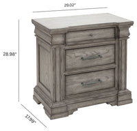 Pulaski Madison Ridge Heritage Taupe King Storage Bed With Nightstand