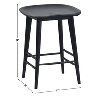 Hilton Counter Stool Black