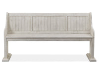 Magnussen Home Bronwyn Alabaster Extendable Rectangular Dining Table With 2 Benches And Server