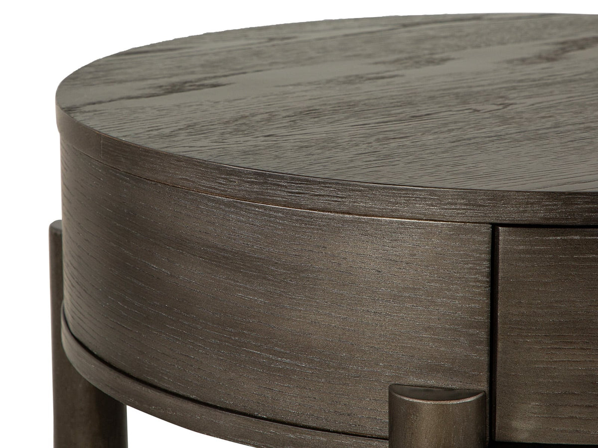 Magnussen Home Hadleigh Black Coffee Bean Shaped Nesting Cocktail Table With End Table
