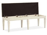 Magnussen Home Newport Alabaster Extendable Rectangular Dining Table With 2 Benches 2 Side Chairs Buffet And Dining Cabinet