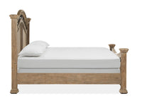 Magnussen Home Marisol Fawn Queen Panel Bed With 2 Nightstands