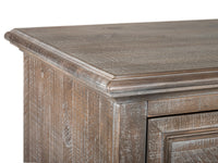 Magnussen Home Lancaster Dovetail Grey Extendable Rectangular Dining Table With 2 Upholstered Benches Buffet And Dining Cabinet