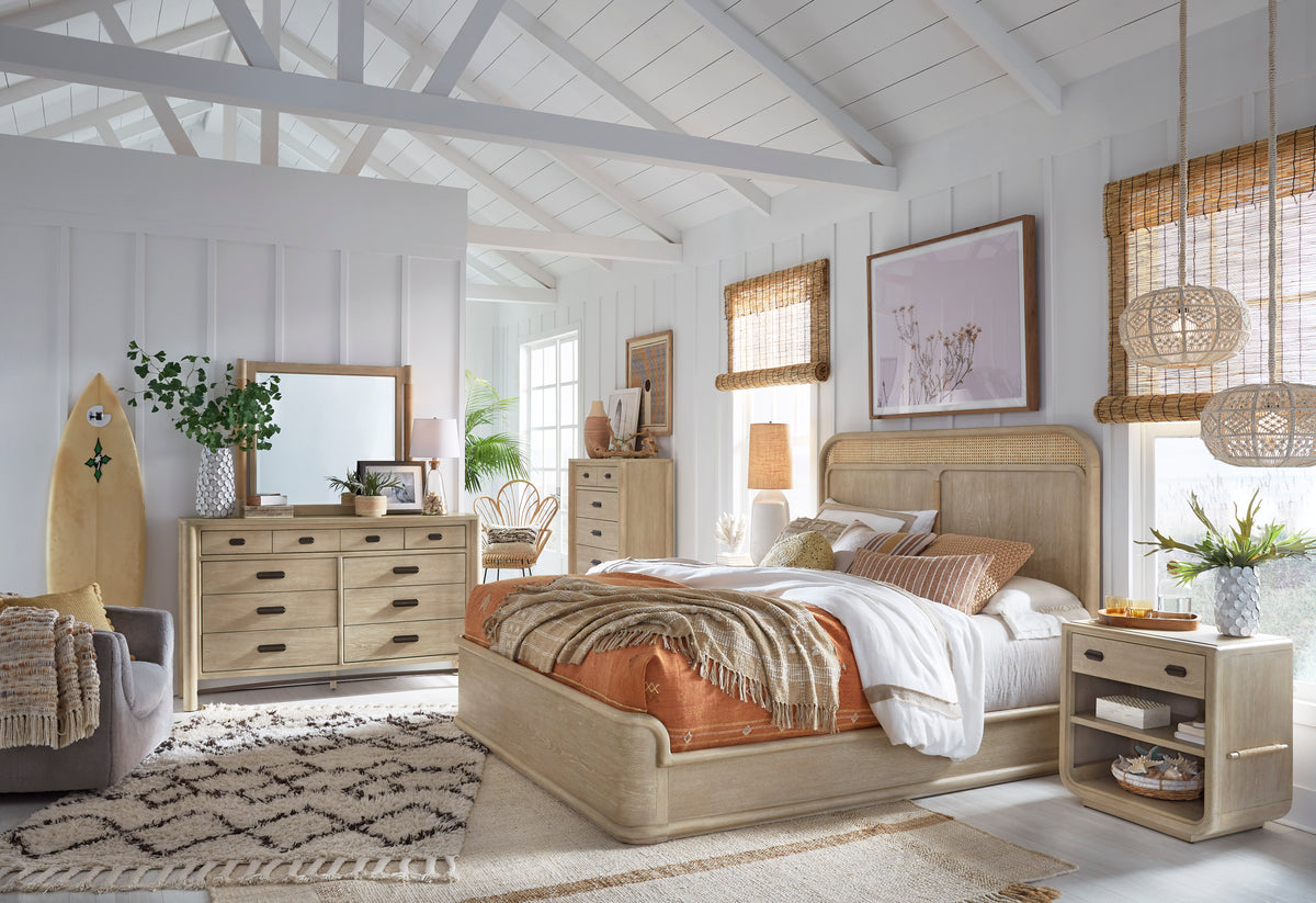 Salt Life Home Sunset Cove Sanibel Brown Queen Panel Bed