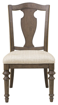 Pulaski Saddle Creek Timber Brown Wood Back Side Chair Two Pack