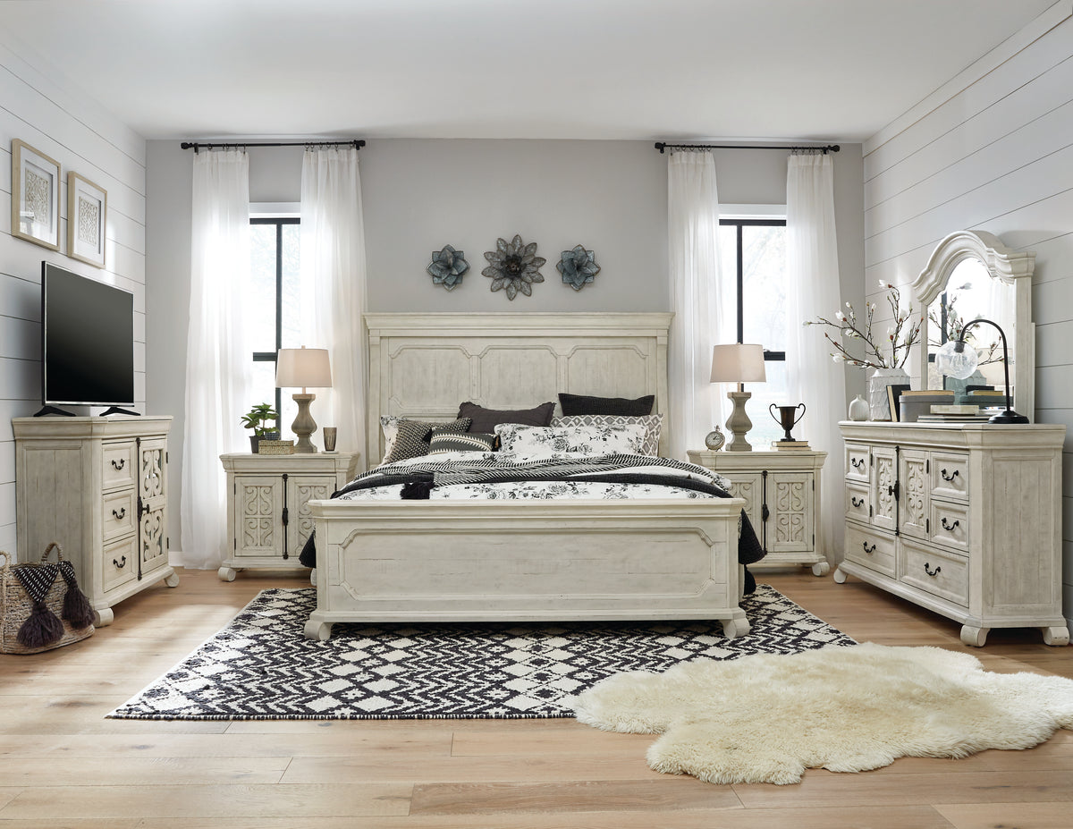 Magnussen Home Bronwyn Alabaster California King Panel Bed