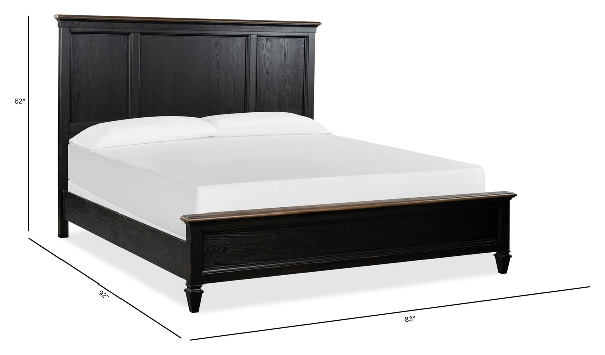 Magnussen Home Surrey Brown California King Panel Bed