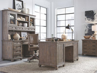Magnussen Home Lancaster Dovetail Grey Executive Desk