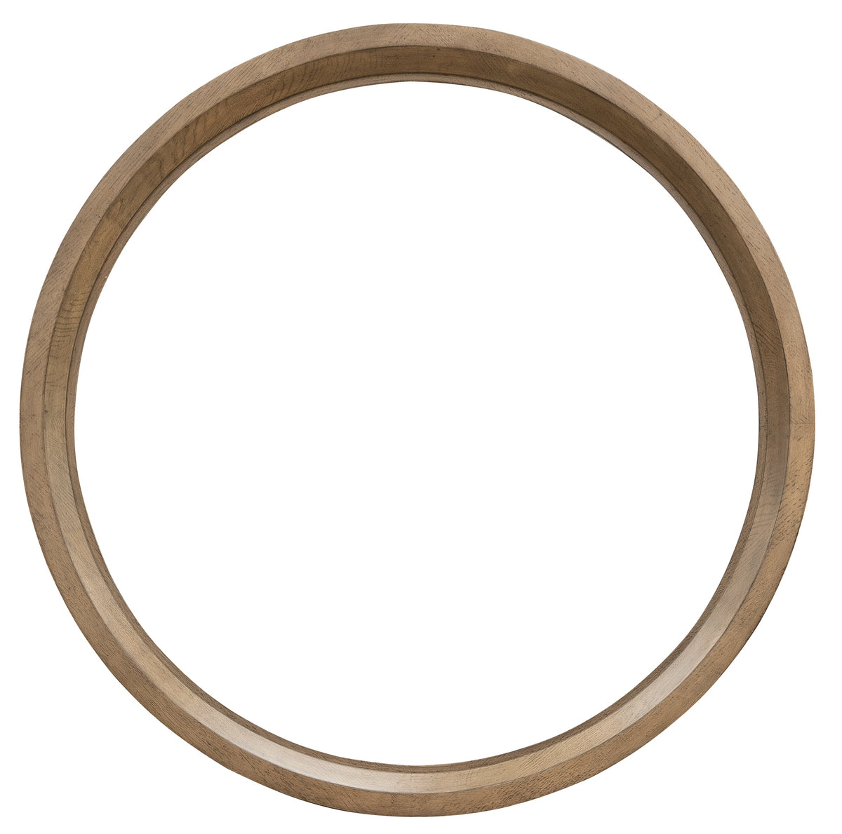 Pulaski Leeza Brown Round Mirror