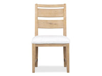 Magnussen Home Somerset Butternut Extendable Trestle Dining Table With 6 Side Chairs