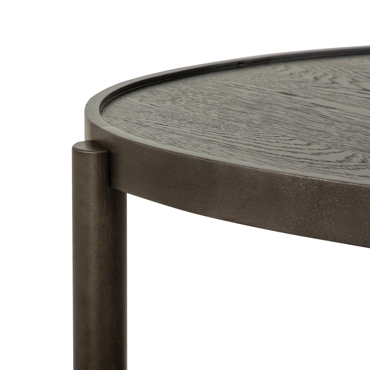 Magnussen Home Hadleigh Black Coffee Bean Shaped Accent End Table