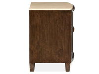 Magnussen Home Rowan Espresso Queen Panel Bed With 2 Door Nightstands