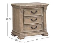 Magnussen Home Marisol Fawn Drawer Nightstand